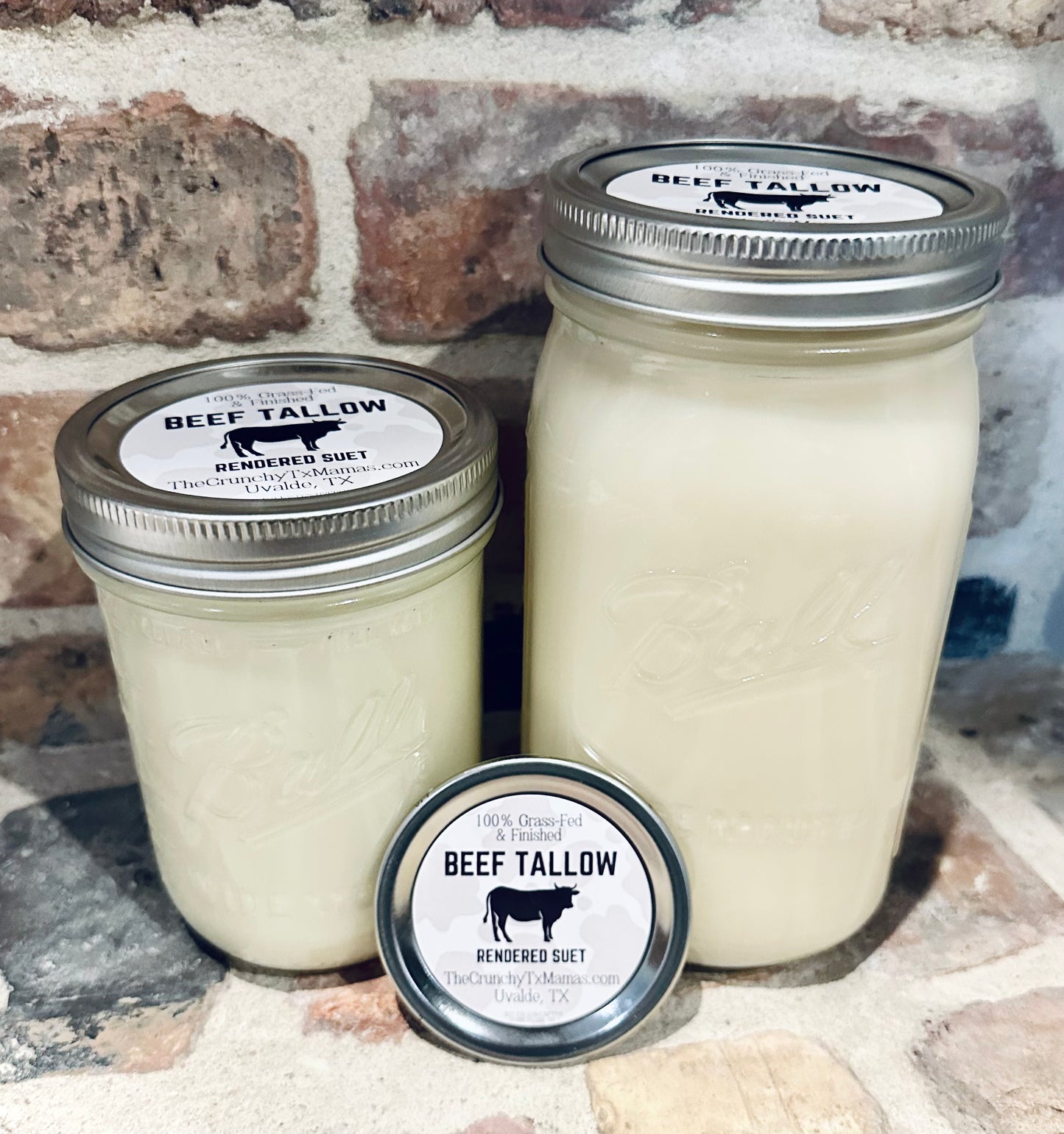 Beef Tallow - 100% Grass-Fed, Non-GMO, Antibiotic Free